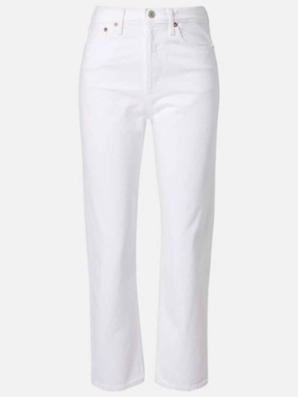 Agolde Jeans 90s crop in white, Size 26